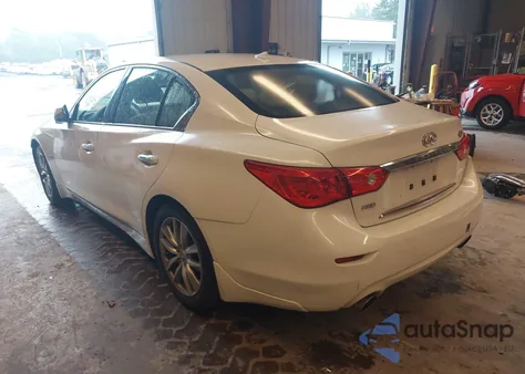 2017 Infiniti Q50 2.0T Premium z USA, uszkodzony, nr VIN JN1CV7AR8HM680418